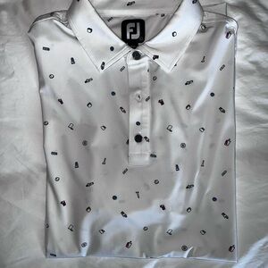 NWOT FootJoy White Polo TPC Scottsdale